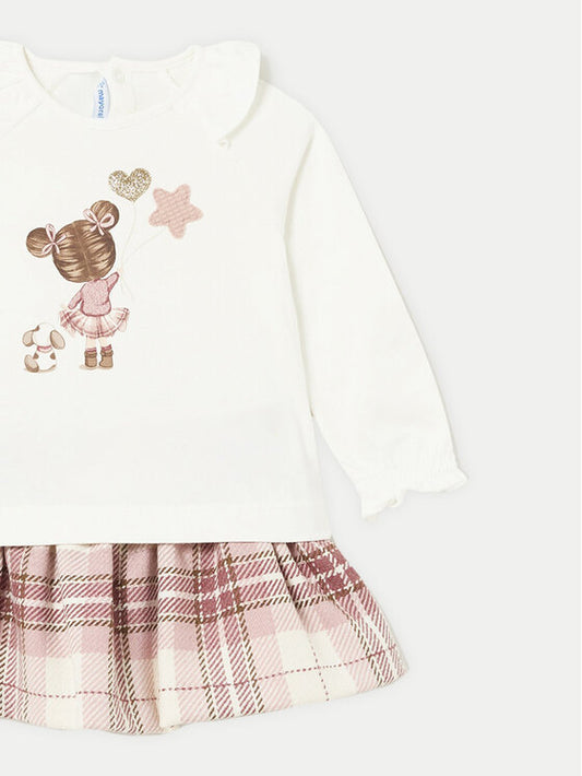Conj falda y camiseta 2927 rubor