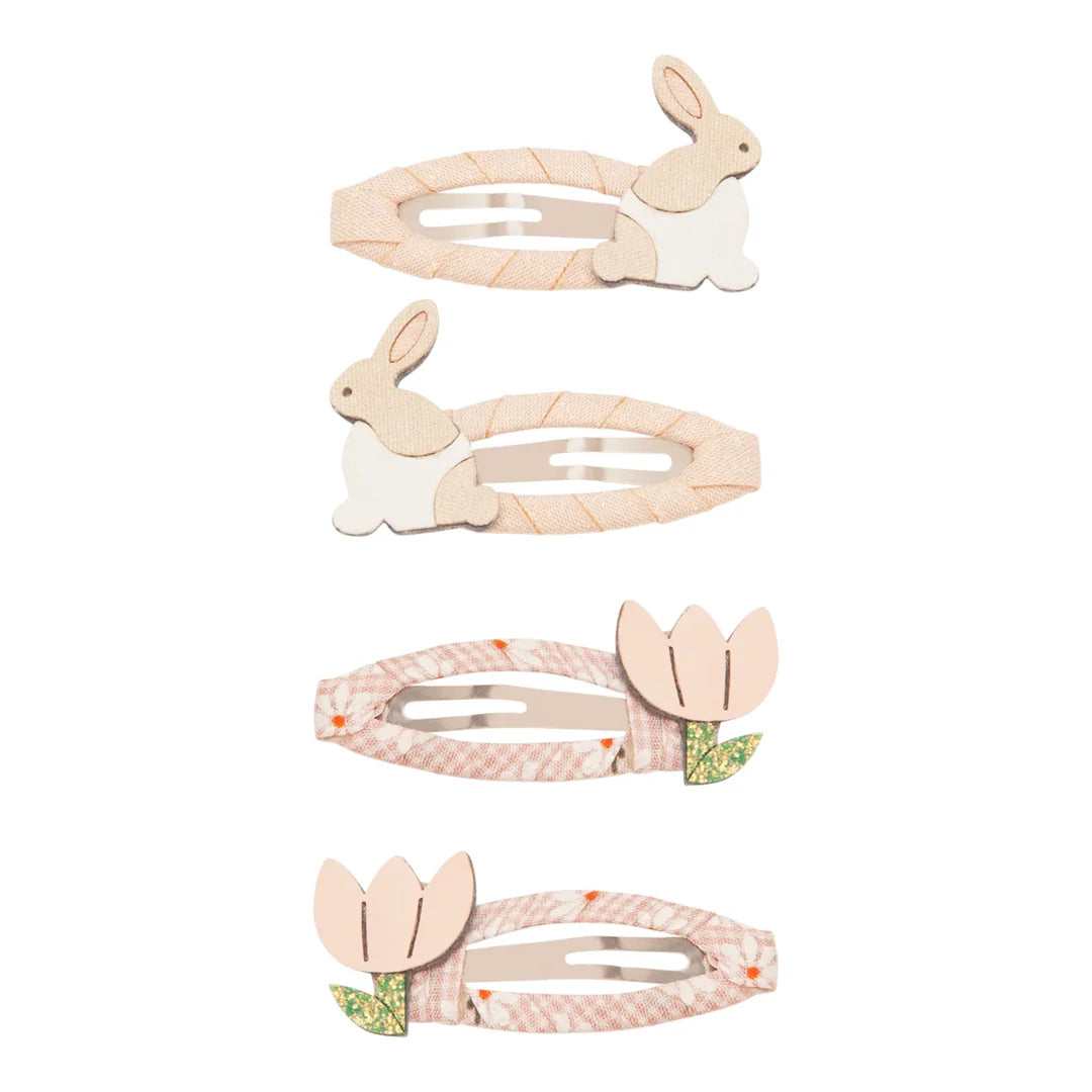Bunny and flower clic clacs