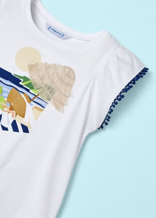 Camiseta 3096 bco tinta