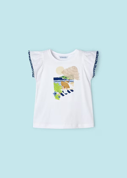 Camiseta 3096 bco tinta