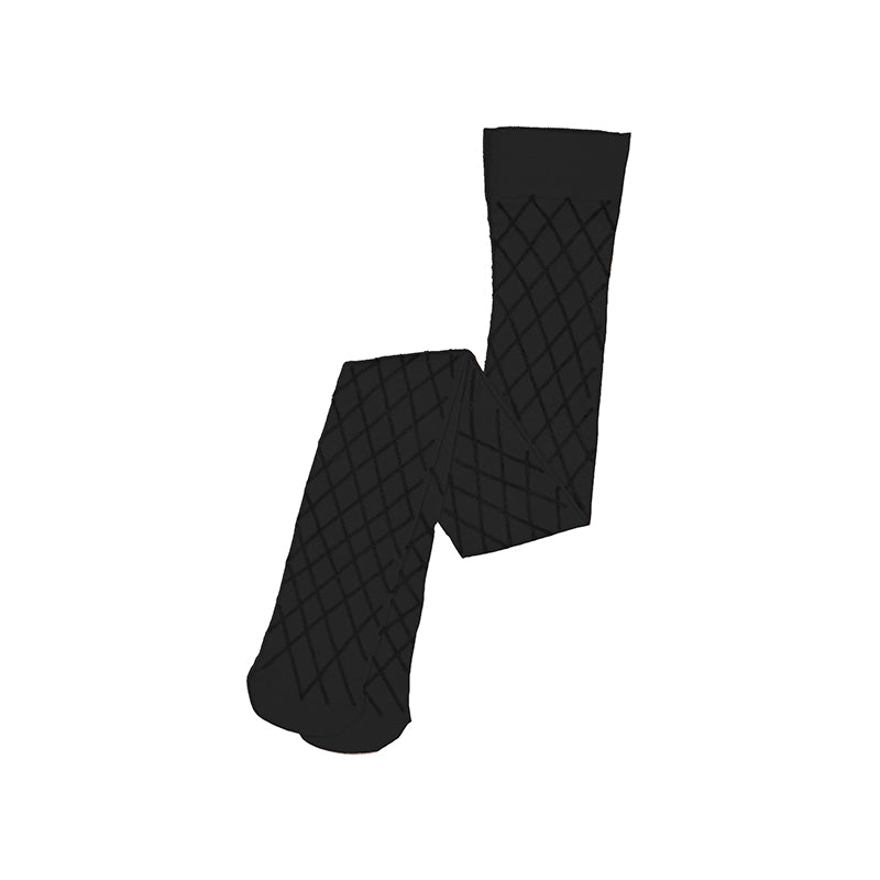 Panty jacquard rombos 5948 Negro