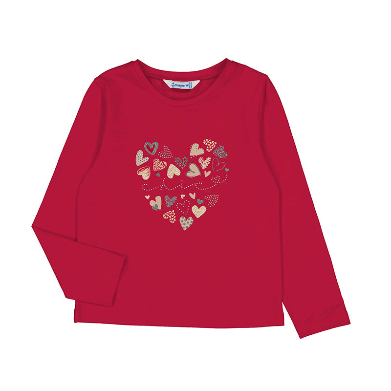 Camiseta manga larga 178 rojo