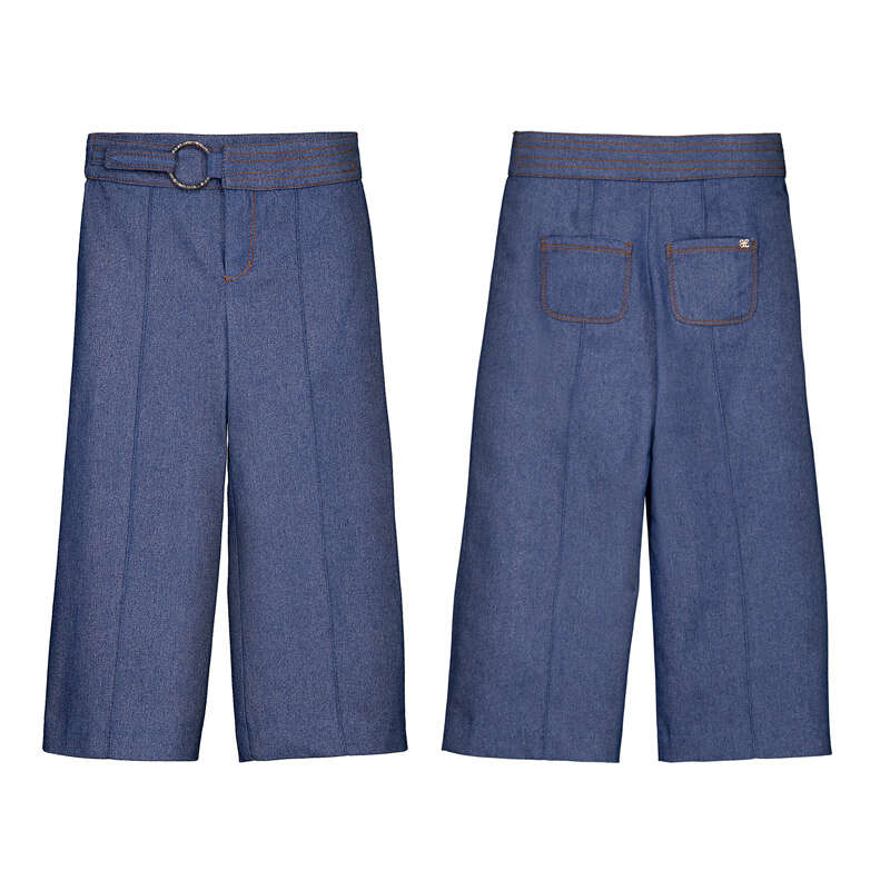 Set jersey pañuelo camel 5881 , pantalon 5745 Azul