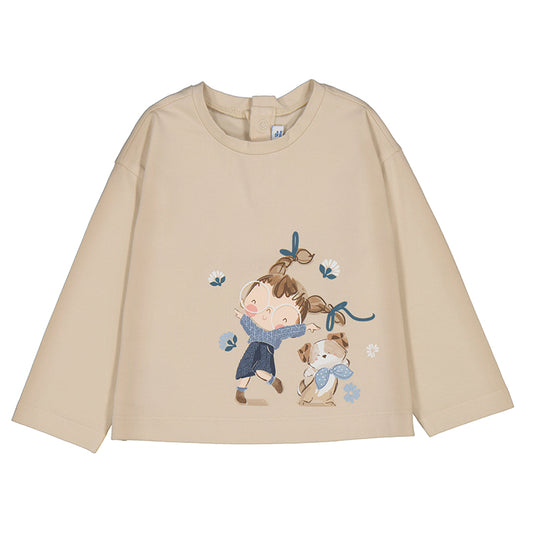 Camiseta m/l 2082 arena y Leg 2737 blue bell