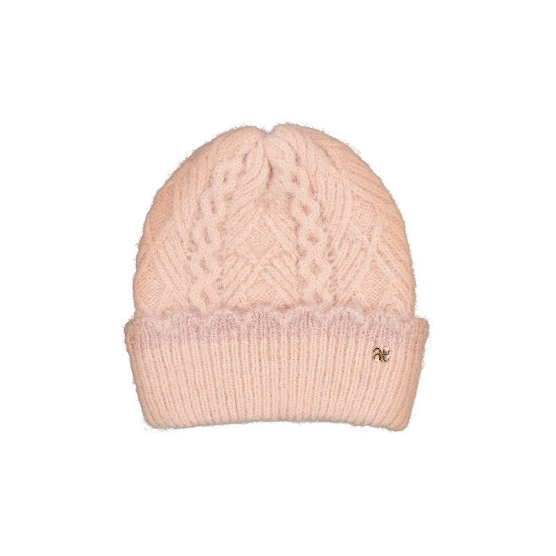 Gorro tricot calados 5962 petalo