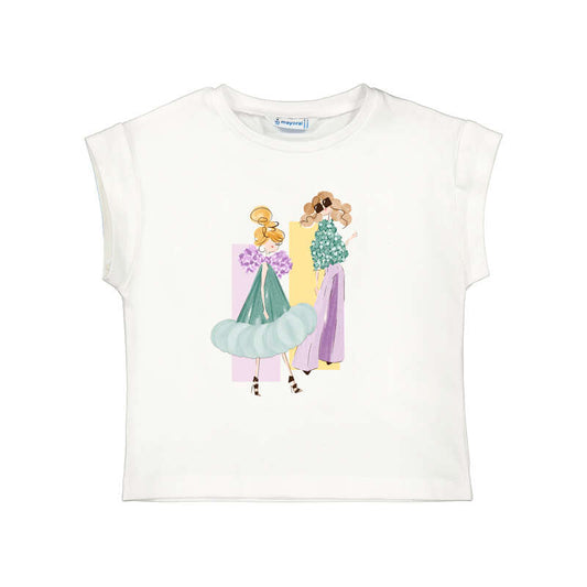 Conj Camiseta 3005 lago más short 3907 vainilla
