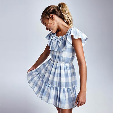 Vestido celeste 6925