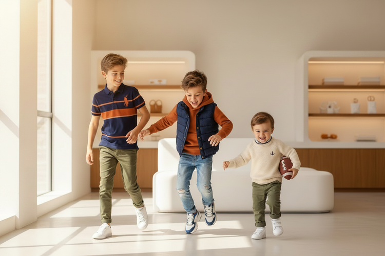 Niños desde bebés hasta junior
