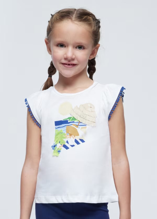 Camiseta 3096 bco tinta