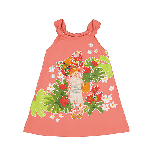 Vestido 3943 flamingo