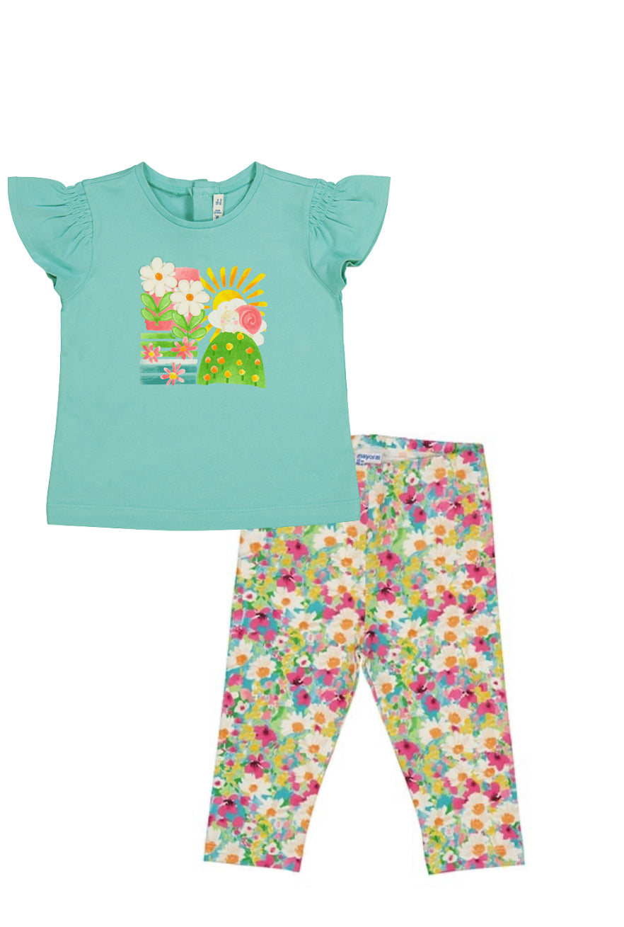 Set Camiseta m/c 1049 agata + legg 1733