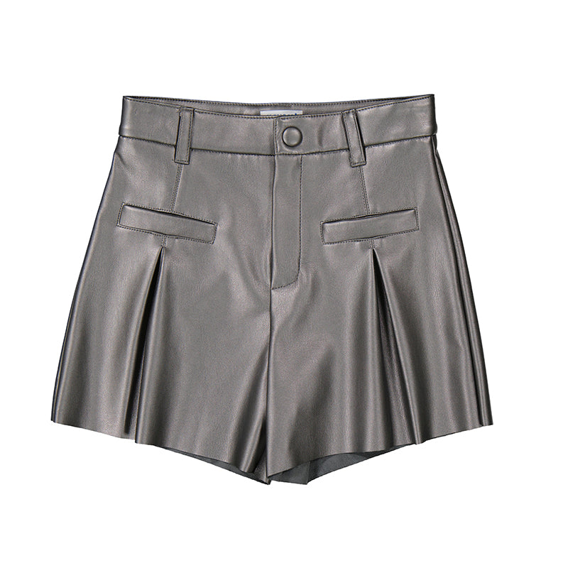 Bermuda piel 7213 plomo