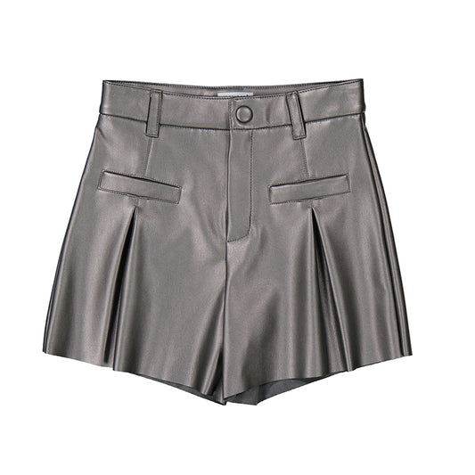 Bermuda piel 7213 plomo