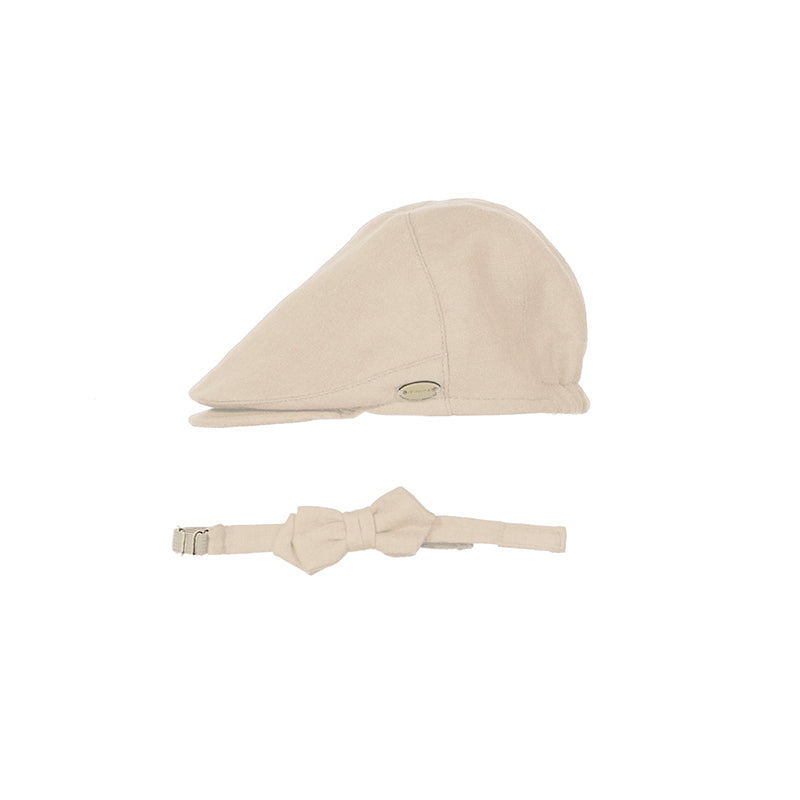 Set gorro y moño 9719 lino
