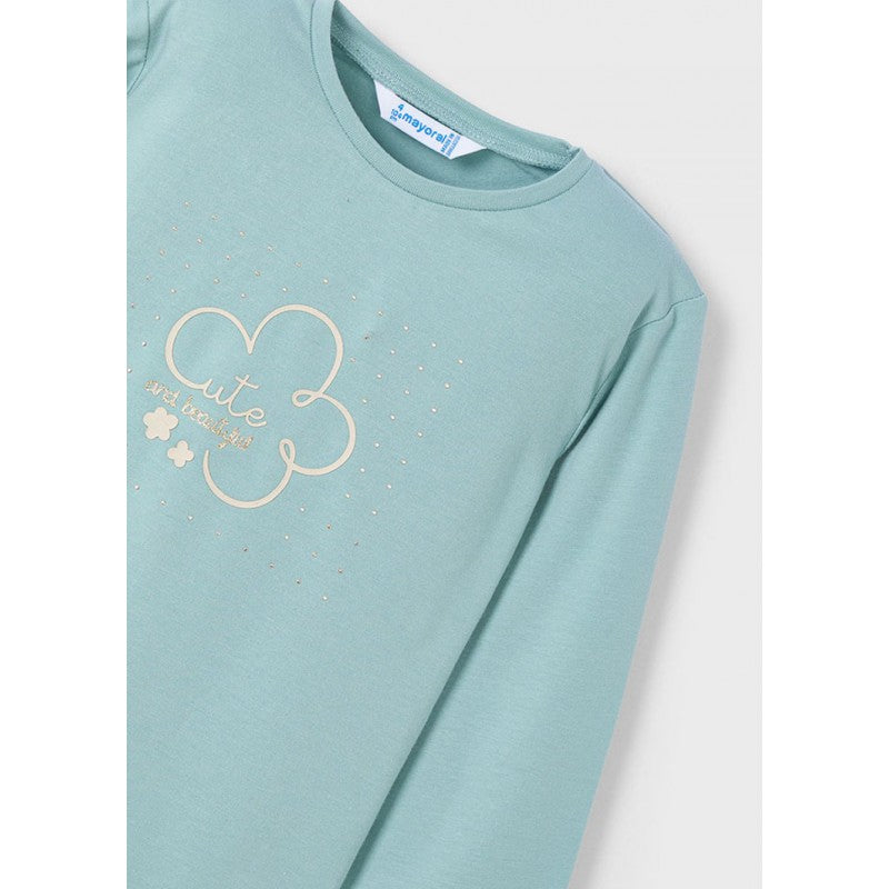 Camiseta manga larga básica 178 jade