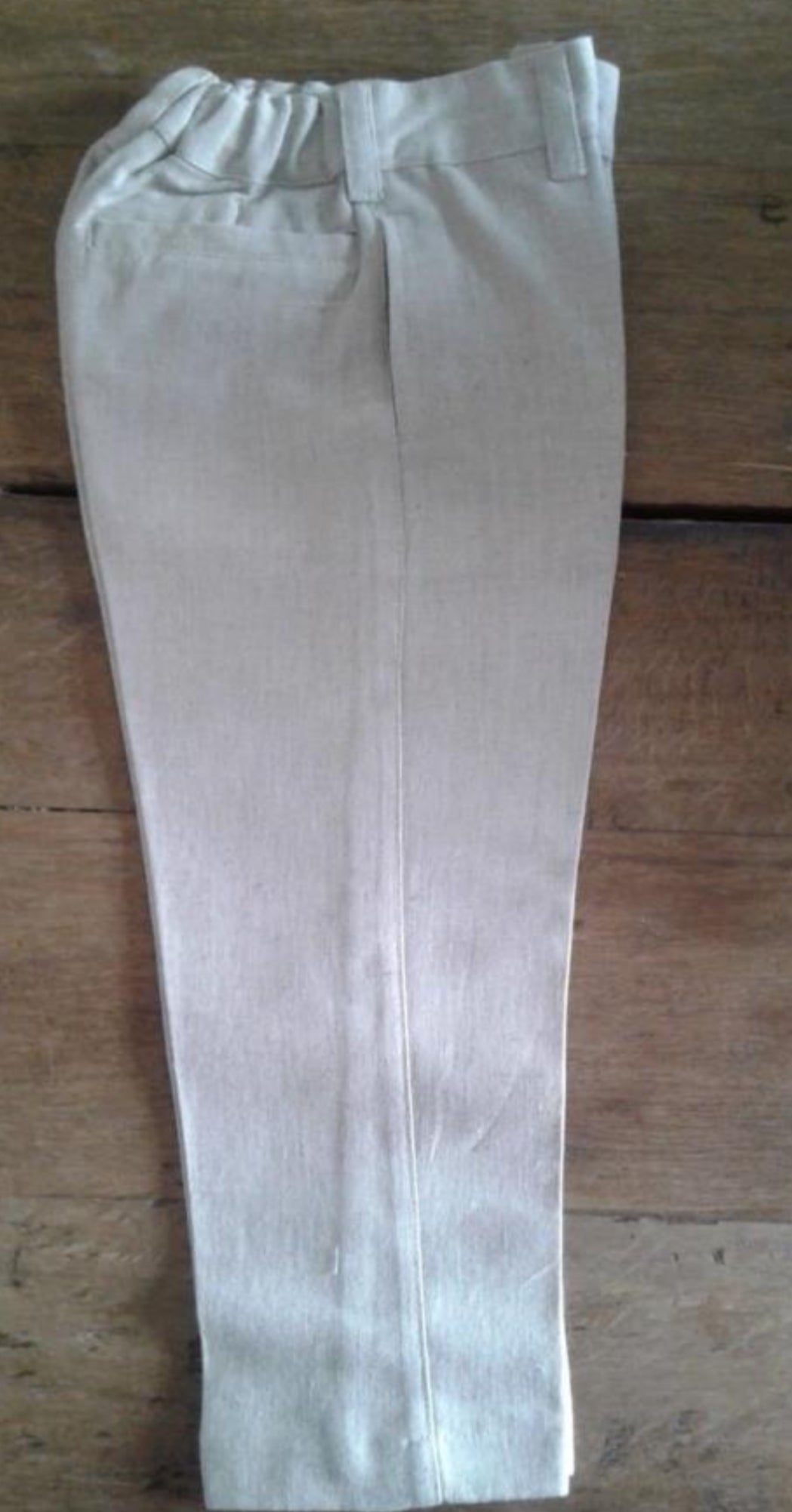 Pantalón lino ixchel beige mod 630