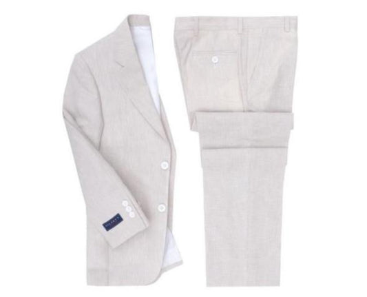 Traje zilerys beige lino