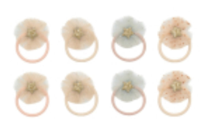 Mini tull rosette ponies
