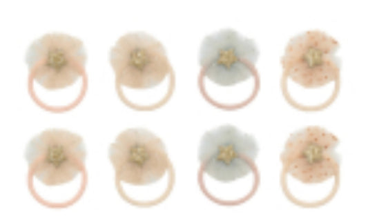 Mini tull rosette ponies