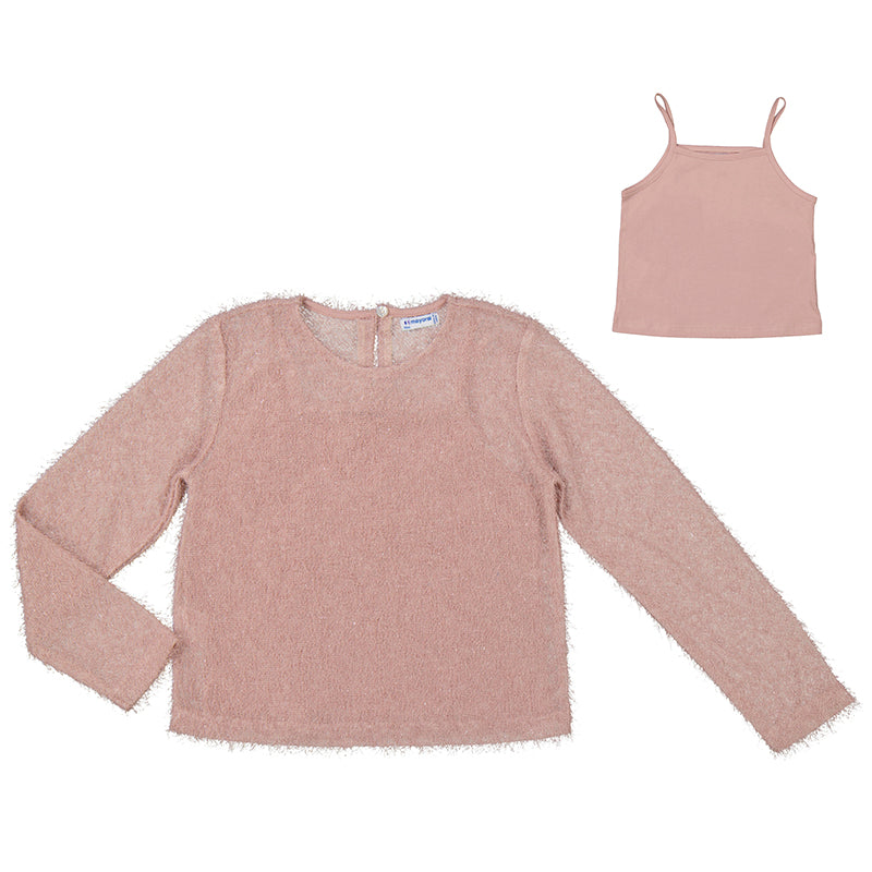 Blusa 2 piezas 7006 nude