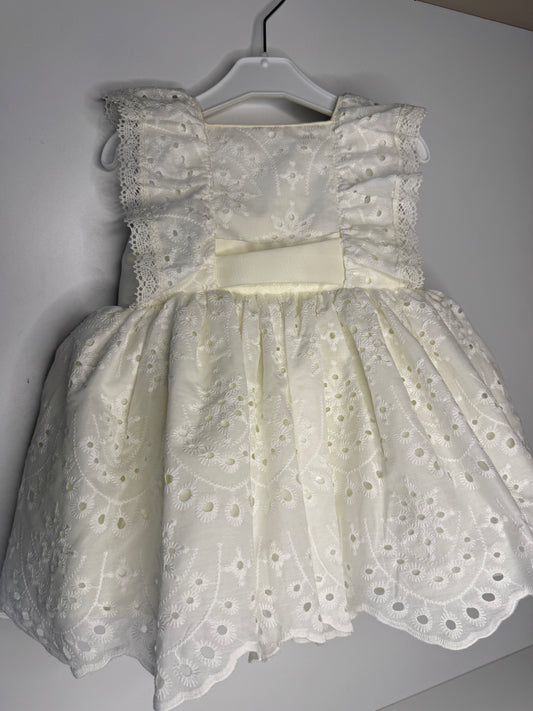 Vestido Tira Bordada