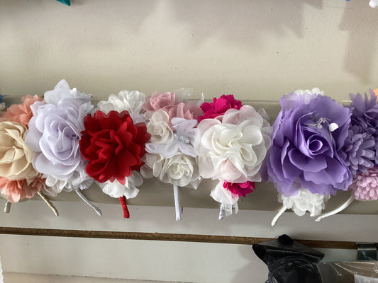Diadema flores de aro #dfo