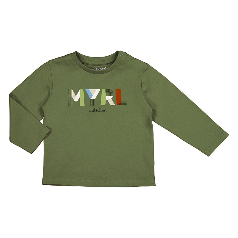 Camiseta manga larga básica 108 bosque