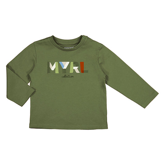 Camiseta manga larga básica 108 bosque