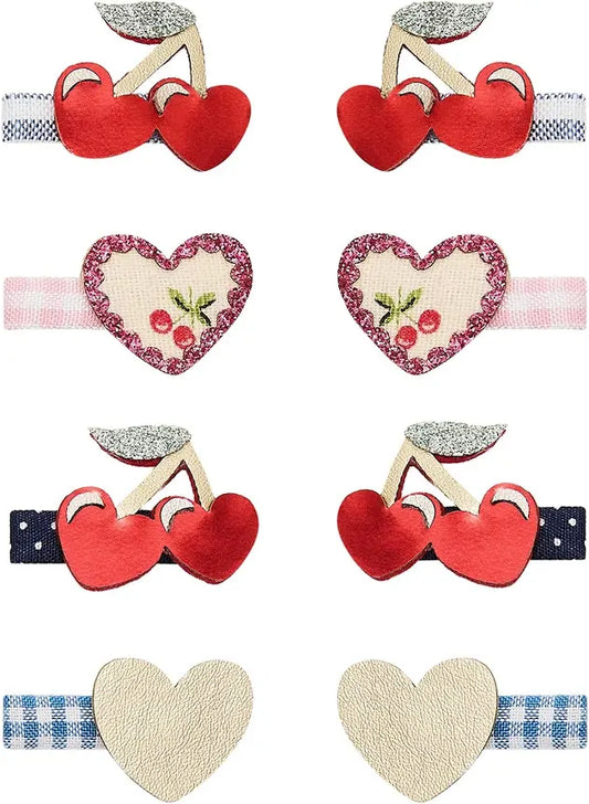 Red cherries mini clips