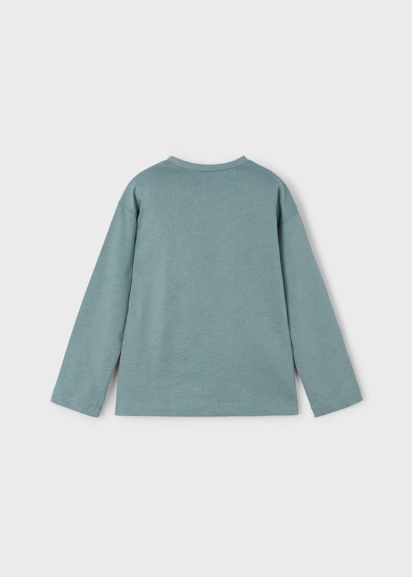 Blusa 4005 salvia y Leg 4716 petróleo