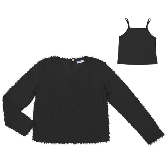 Blusa 2 piezas 7006 negro