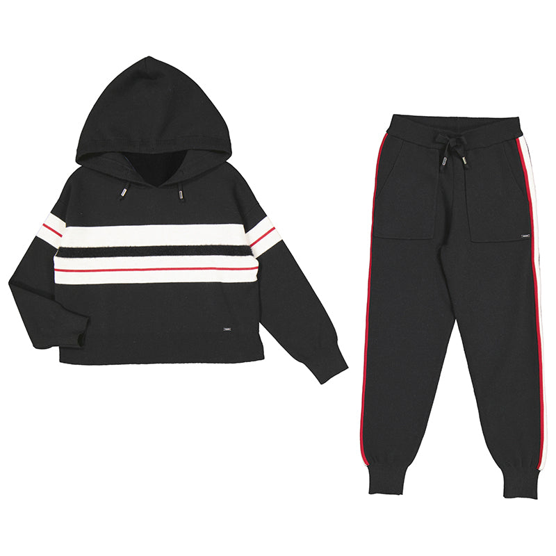 Conjunto tejido 7555 negro