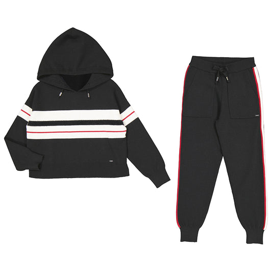 Conjunto tejido 7555 negro