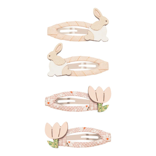 Bunny and flower clic clacs