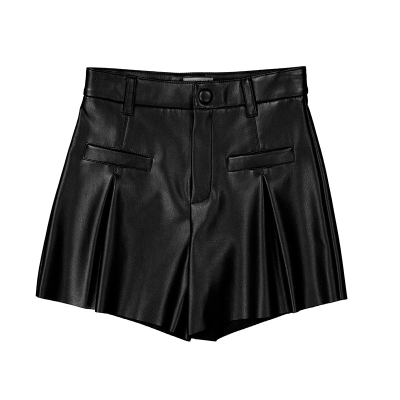 Bermuda piel 7213 negro