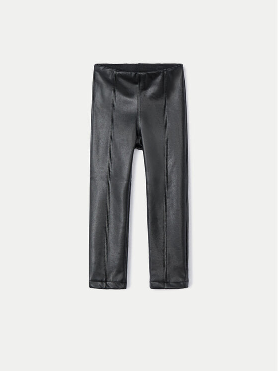 Pantalon tipo piel 4701 negro