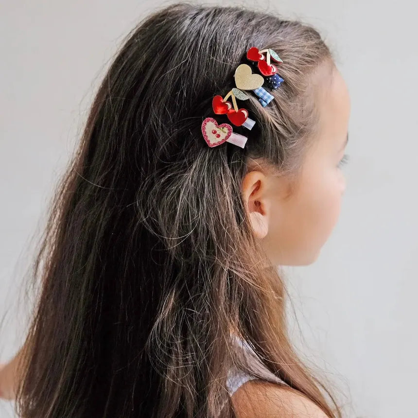 Red cherries mini clips