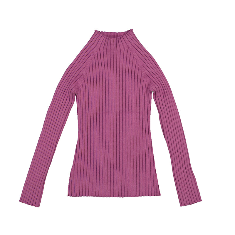Blusa en tejido 7001 malva