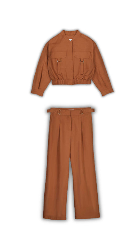 Conj.Chaqueta 6404 arcilla y pantalón 6551 arcilla