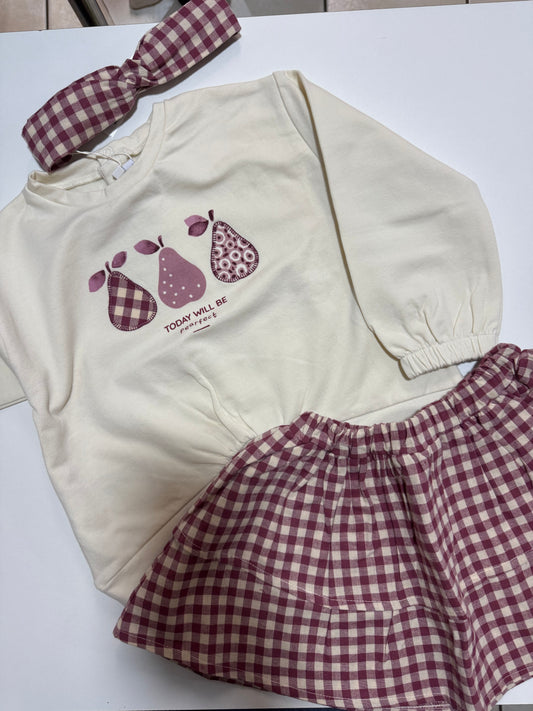 Set falda  2924 rosado