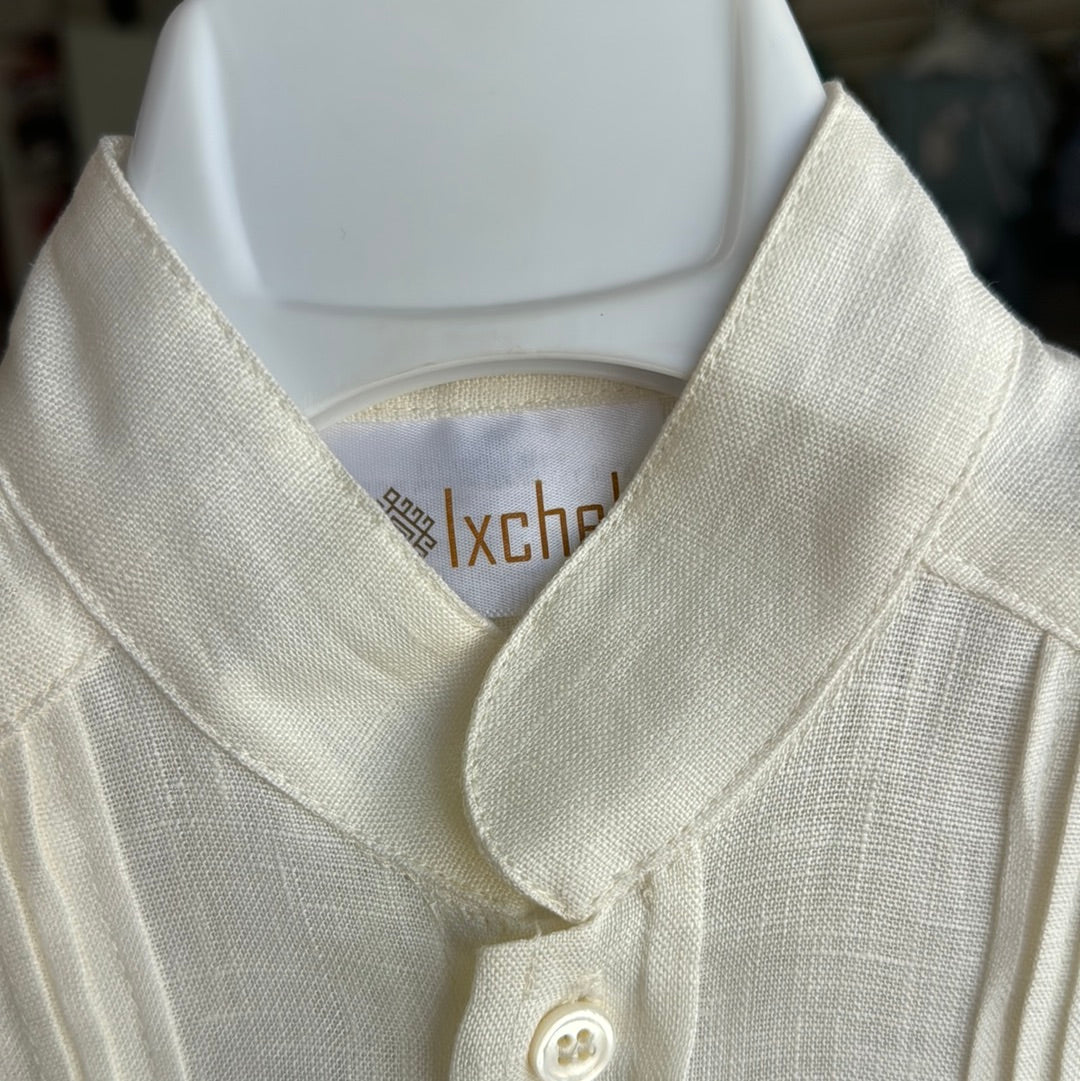 Guayabera presidencial ixchel mao Mod 519 manga corta