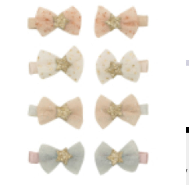 Tutu moño mini clips