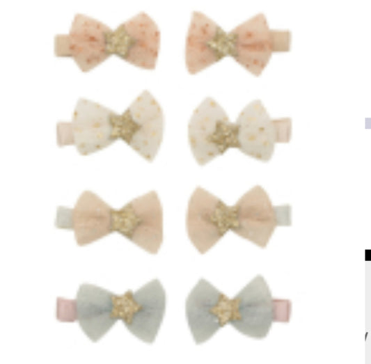 Tutu moño mini clips