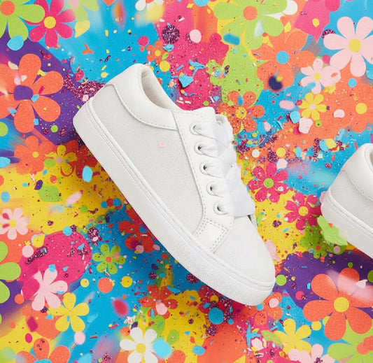 Deportiva glitter 41723 43723 45723 blanco