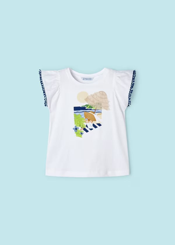 Camiseta 3096 bco tinta