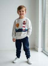 Cargar imagen en el visor de la galería, Conj. Sudadera 322108, pans marino 392060
