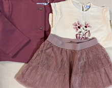Cargar imagen en el visor de la galería, Set falda 3 piezas 2922 rosado
