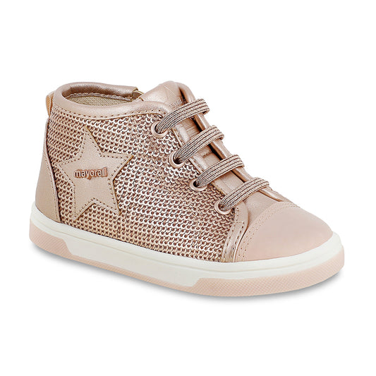 Botín lentejuela 42492 oro rosa