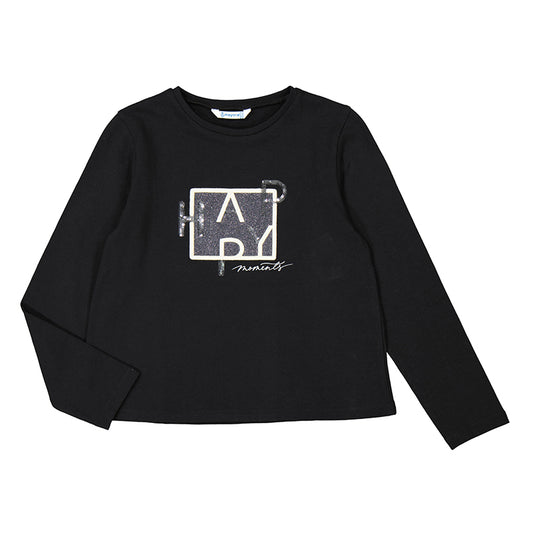 Camiseta manga larga 7004 negro