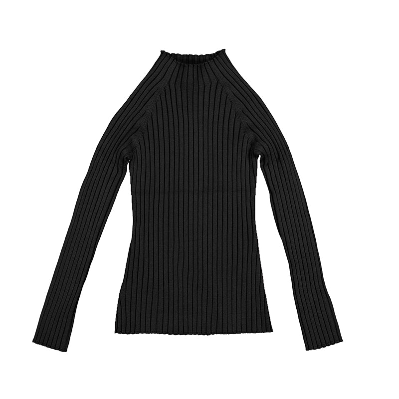 Blusa en tejido 7001 negro